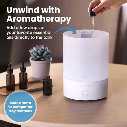 Top Fill Cool Mist Humidifier 2.5L Ultra-Quiet Bedroom Ultrasonic