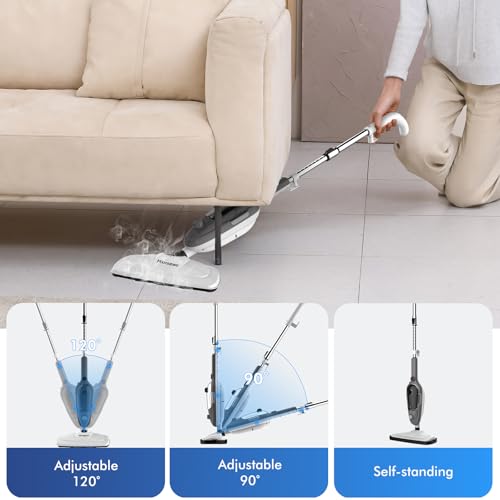All-in-One Steam Mop and Handheld Steam Cleaner with 11 Accessories