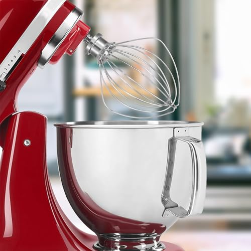 6-Wire Stainless Steel Whisk Attachment for 4.5 and 5 Quart Tilt-Head Mixers