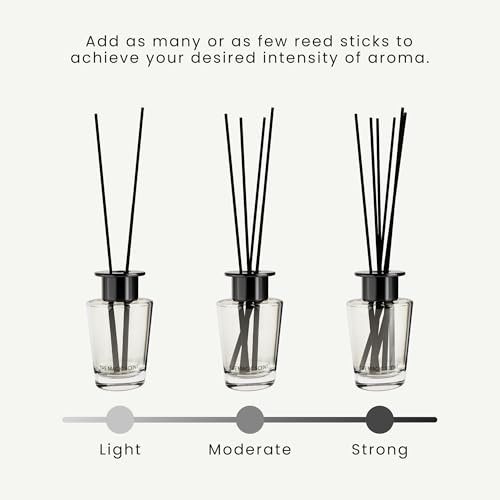 Mahogany & Teakwood Reed Diffuser Set - 3.4 Fl Oz Natural Home Fragrance
