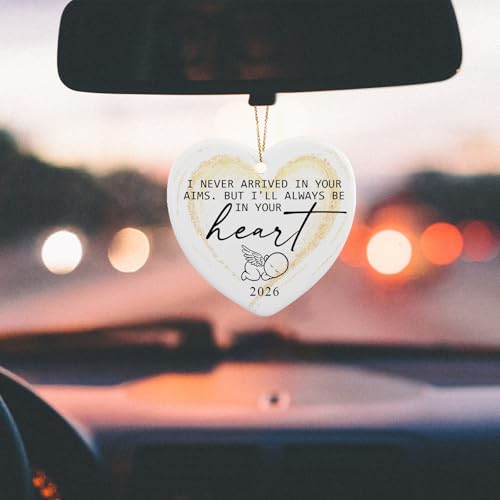 Miscarriage Memorial Ornament Angel Baby Christmas Keepsake 'I'll Always Be' in Your Heart
