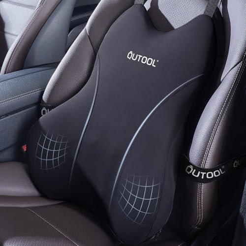 Lumbar Support Pillow for Car - Memory Foam Back Cushion
