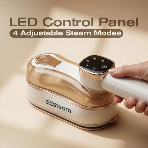 2-in-1 Handheld Garment Steamer and Steam Iron, Portable Travel Wrinkle Remover