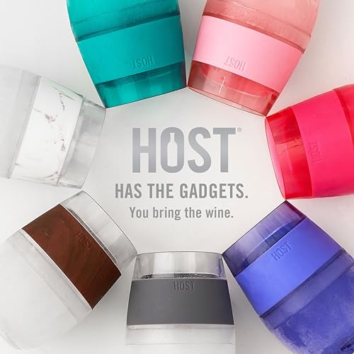 Insulated Stemless Wine Cooling Glasses - 8.5 oz Freezable Cups, Set of 2