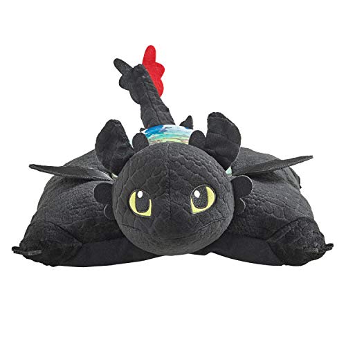 Pillow Pets How to Train Your Dragon Toothless Sleeptime Lite, 11" NBC Universal Stuffed Animal Nightlight