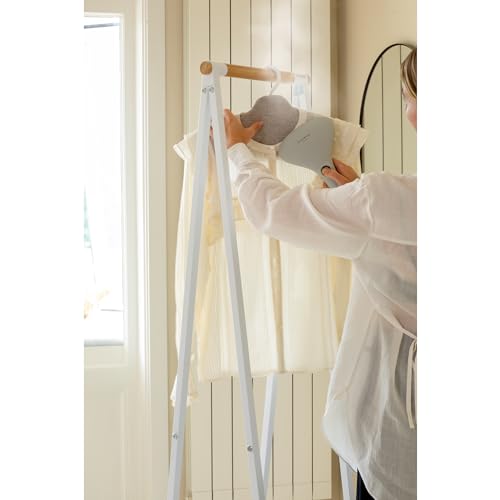 Steam Clothes Hanger with 360° Rotating Hook for Garment Steaming