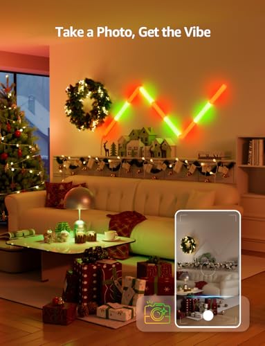 Lepro WL1 AI Smart RGB Wall Lights 6+2 | Voice Control, Wi‑Fi/Bluetooth, LightBeats Music Sync