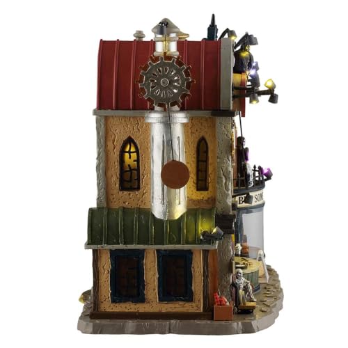 Timewarp Clockworks Animated Halloween Village Building with 4.5V Adapter