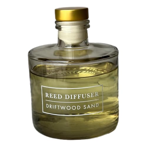 Driftwood Sand Reed Diffuser Set, 6 oz Glass Home Fragrance (Pack of 2)