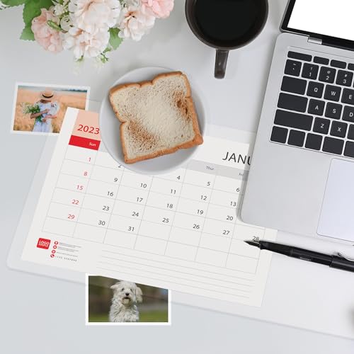14 x 24 Inch Clear PVC Table Protector Mat - Waterproof Desk Cover