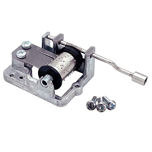 Hand Crank Music Box Movement - DIY Musical Mechanism Replacement