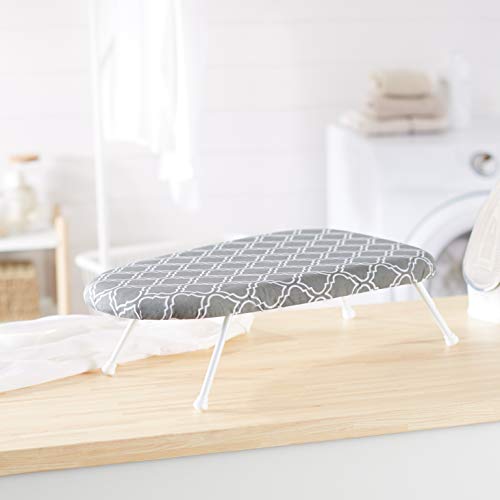Amazon Basics Portable Tabletop Ironing Board with Folding Legs