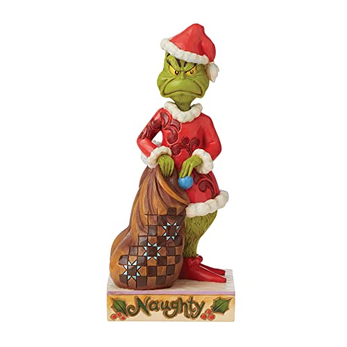 Enesco Jim Shore Grinch Naughty and Nice Figurine, 8.27-Inch