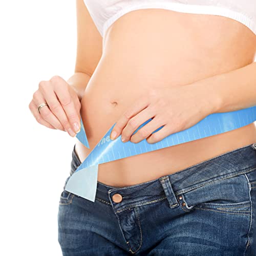 Sratte Baby Shower Tummy Measure Tape Sky Blue 2 Rolls for Pregnancy Games