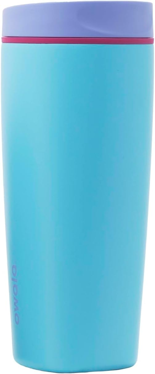 Owala SmoothSip Insulated Stainless Steel Coffee Tumbler - 20 oz Reusable Travel Mug in Bloom