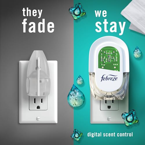 Plug-In Scented Oil Air Freshener Refills, Odor Fighting, Fresh Scent, 3 Pack