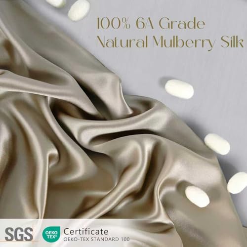 ZIMASILK 100% Pure Mulberry Silk Pillowcase for Hair & Skin - Queen