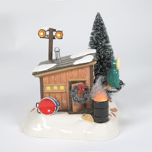 Department 56 National Lampoon Christmas Vacation Griswold Sled Shack Lit Building