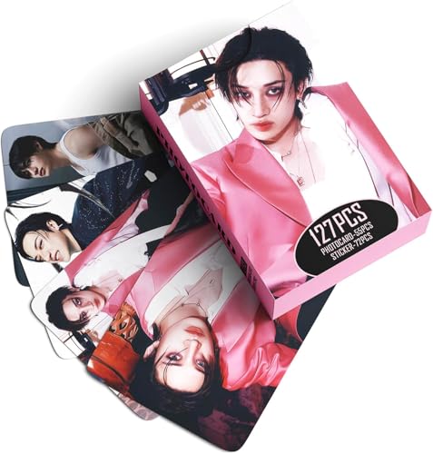 Photocard Set with Stickers 127-Piece Collection for Fans