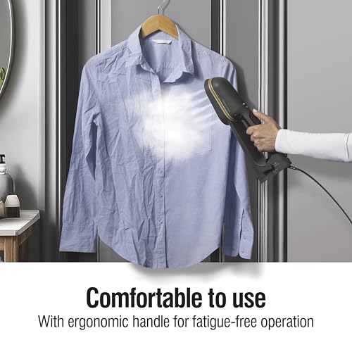 3-in-1 Handheld Garment Steamer and Press Iron with Ceramic Soleplate