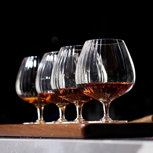 LEMONSODA Set of 2 Crystal Whiskey & Bourbon Snifter Glasses, 20oz