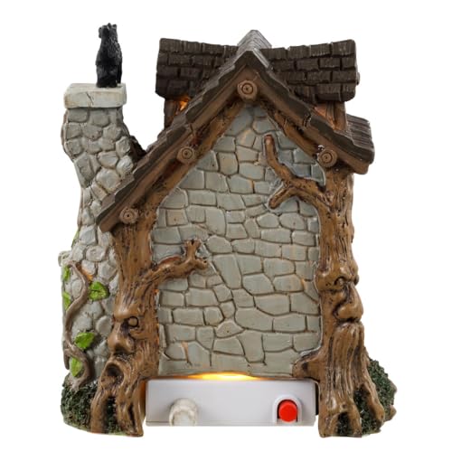 Wanda's Cottage Spooky Town Halloween Lit Building - Battery Operated