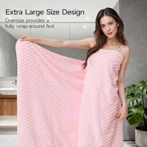 6-Piece Microfiber Bath Towel Set, Oversized Bath Sheets and Hand Towels