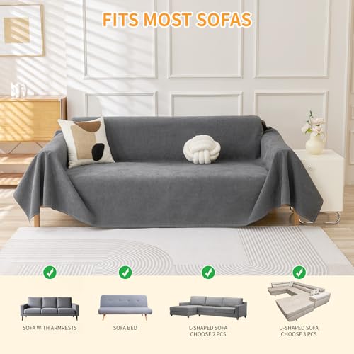 Waterproof Scratch-Resistant Pet Couch Cover - Anti-Slip Sofa Slipcover