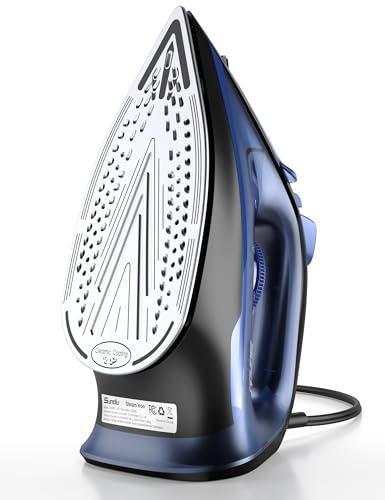 Sundu 1500W Steam Iron with Ceramic Soleplate & Precise Temperature Control