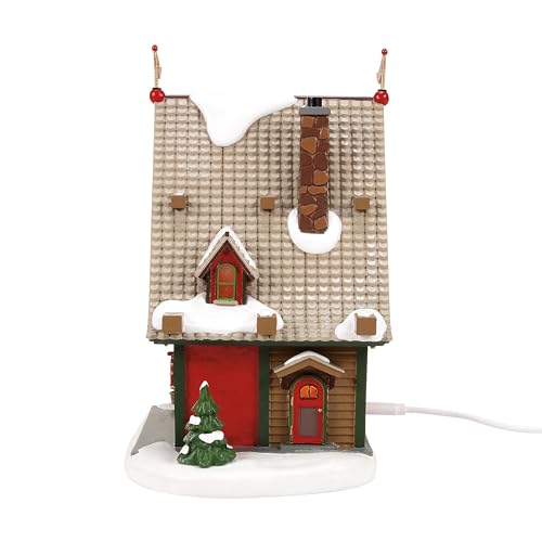 Reindeer Acres Stable Light Up Christmas Village Building, 8 Inch