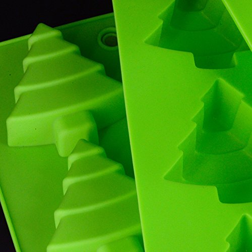 Christmas Silicone Baking Molds 3-Pack - Non-Stick Cake, Cupcake & Pastry Molds