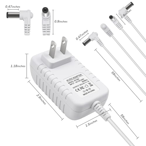 4.5V 6-Output Power Adapter for Lemax Lighted Village & Spooky Town Accessories
