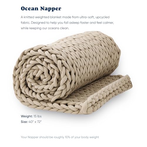 15 lbs Weighted Blanket (40"x72") - Eco-Friendly Heavy Throw