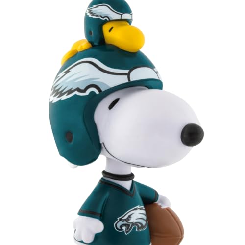 Hallmark Peanuts Philadelphia Eagles Ornament - Snoopy Bobblehead - Peanuts Bouncing Buddy Eagles Holiday Decor