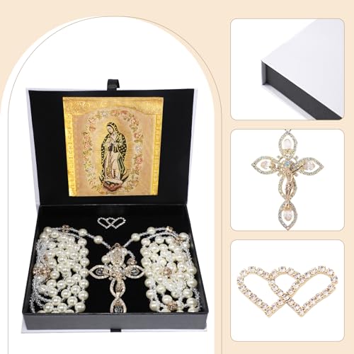 Wedding Lasso for Ceremony with Pearls and Unity Cross