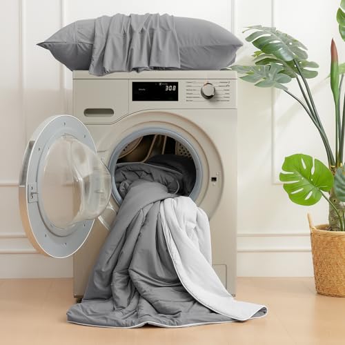 Cozy Bliss Queen Cooling Comforter - Lightweight Summer Blanket