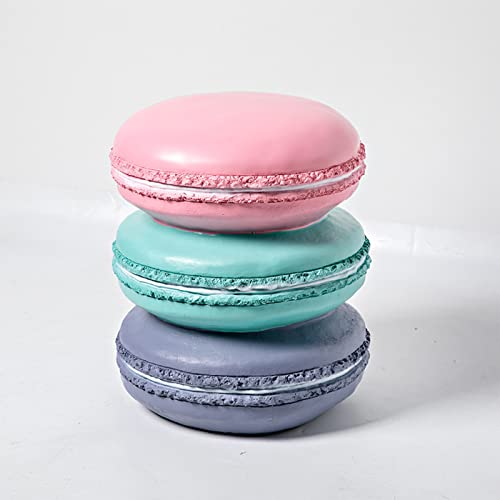 Sweetheart Cookie Food-Shaped Resin Shoe Stool - Retro Decorative Footrest for Home