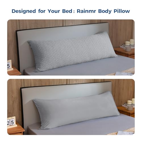 Extra Long Body Pillow with Cooling Cover - 160x50cm Memory Foam