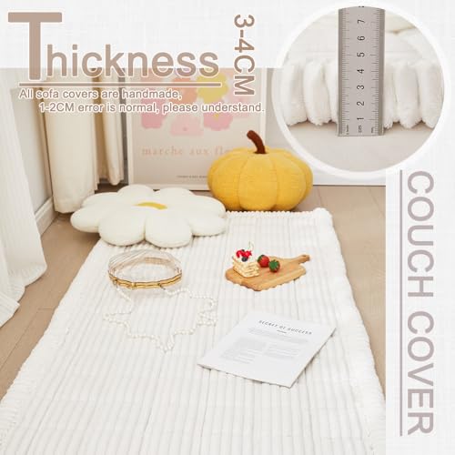 Non-Slip Washable Dog Couch Cover - Soft Pet Sofa Protector (27.6" x 59")