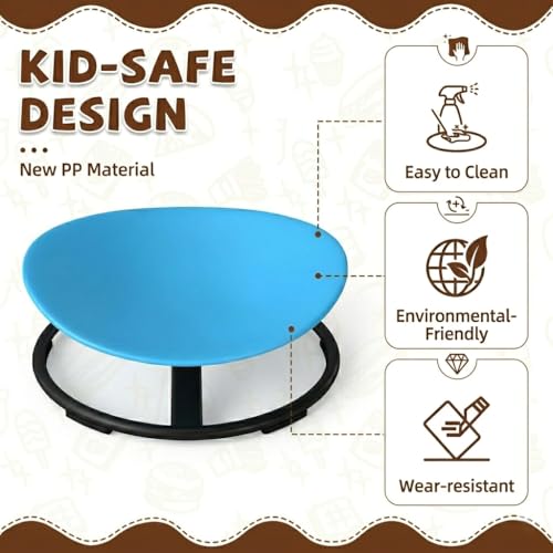 360° Sensory Spinning Chair for Kids, Heavy Duty Balance & Focus Toy