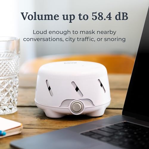 White Noise Sound Machine - Real Fan Non-Looping Sleep Aid for Adults & Baby