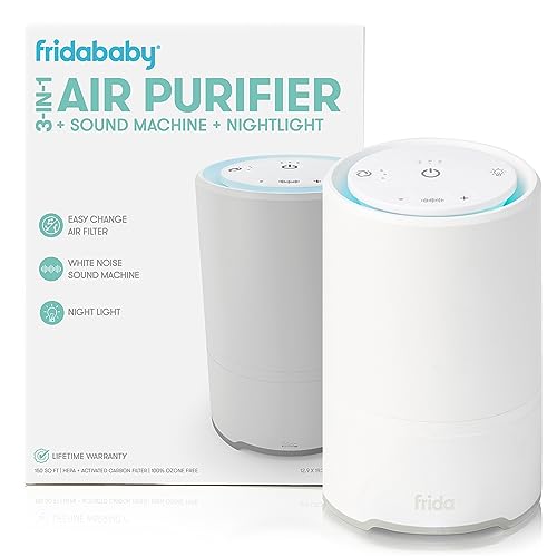 3-in-1 Baby Air Purifier with HEPA Filter, Sound Machine and Nightlight