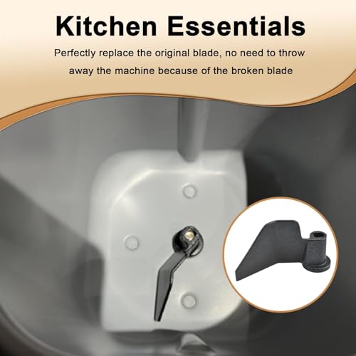 2 Pcs Bread Maker Kneading Paddles Stainless Steel Non-Stick Blades - Compatible Models