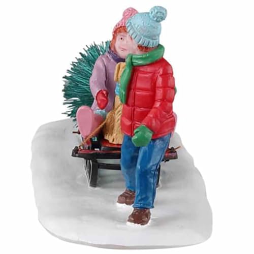 Lemax 33628 Vail Village Accessory Bringing Home Our Tree