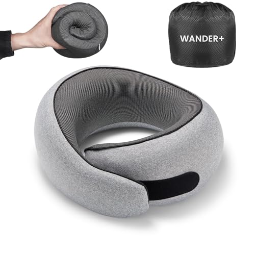 Memory Foam Travel Neck Pillow with Ergonomic 360° Support