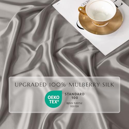 King Size Mulberry Silk Duvet Cover - Breathable & Easy Care