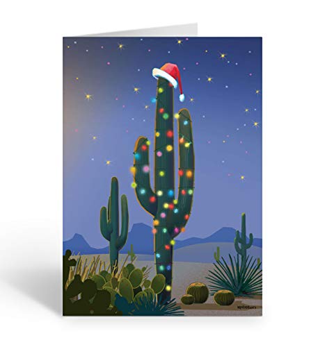 Stonehouse Collection Holiday Saguaro Christmas Cards - 18pk, Standard Size