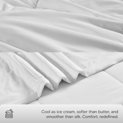 Cooling Comforter for Hot Sleepers, Breathable & Lightweight 90x90