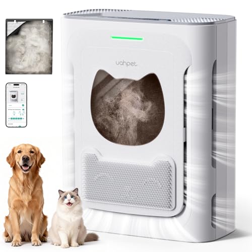 Pet Air Purifier for Home with H13 HEPA Filter and Air Quality Monitor
