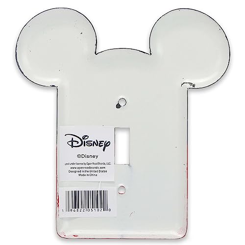 Mickey Mouse Metal Light Switch Plate - Decorative Bedroom Wall Cover